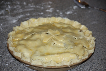 Pastry before being egg washed.
